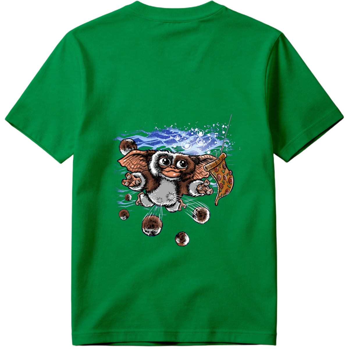 Gremlins - Gizmo with Pizza - Tee