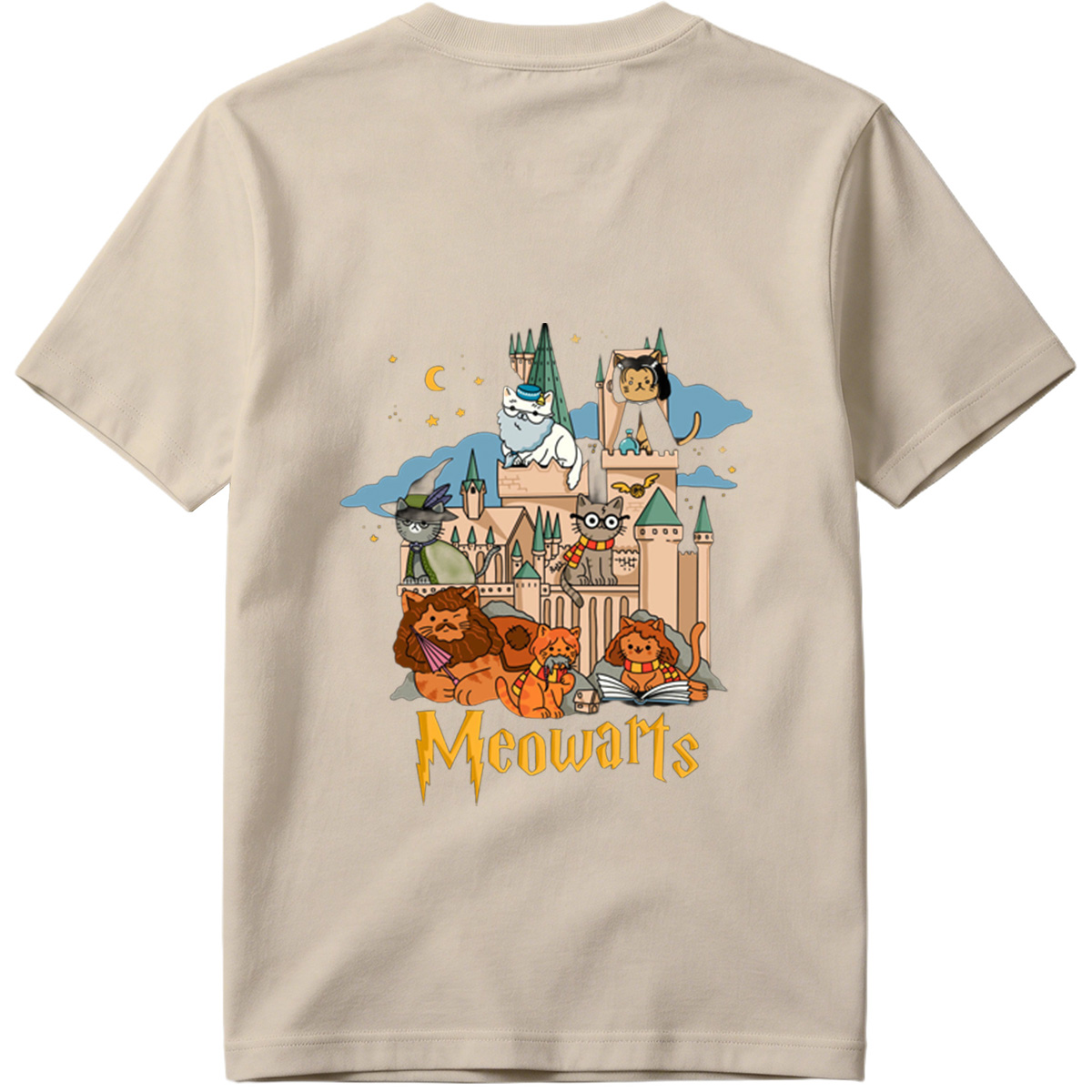 Meowarts: Cats in a Magical Castle - Tee