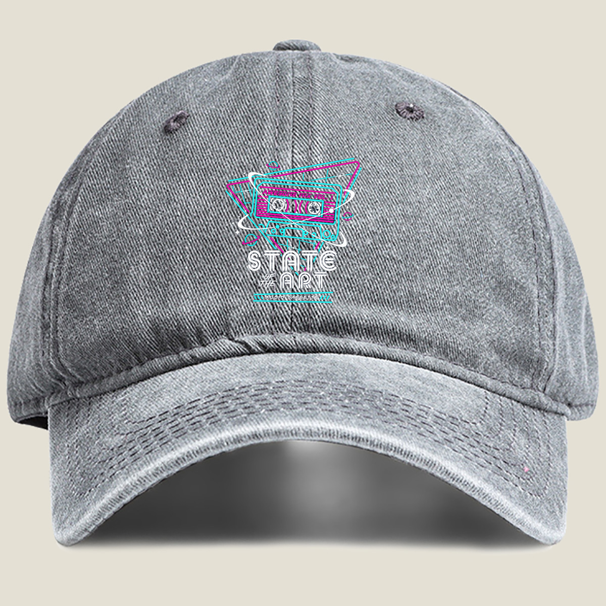 State of the Art Audio Cassette - Washed Denim - Baseball Cap