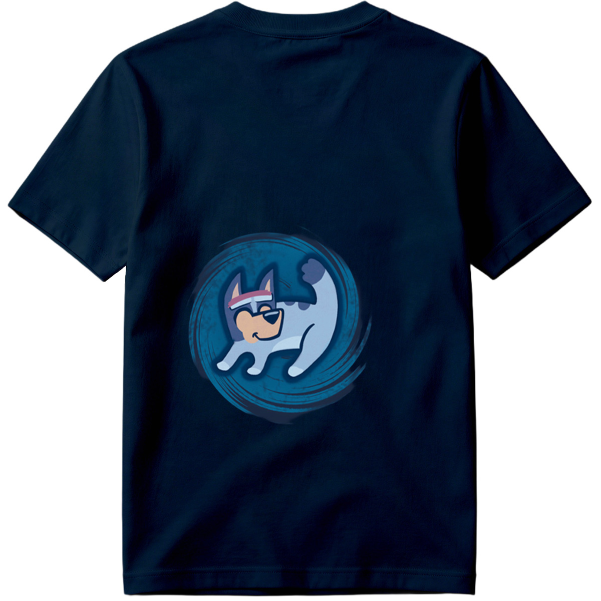 Bluey in a Swirl of Energy - Tee