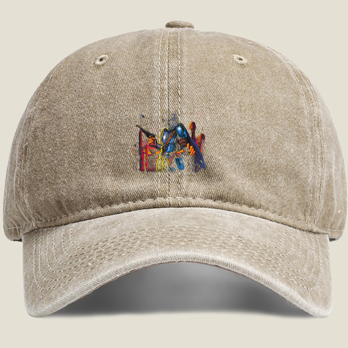 Iron Mando: Hunter - Washed Denim - Baseball Cap