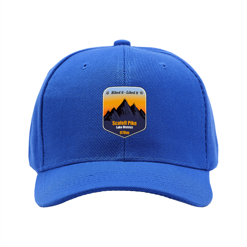 1pc New Baseball Cap with Scafell Pike Mountain Print and 
