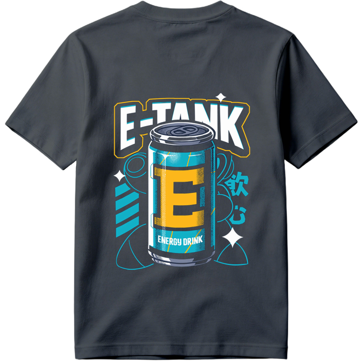 E-Tank Energy Drink Can Design - Tee