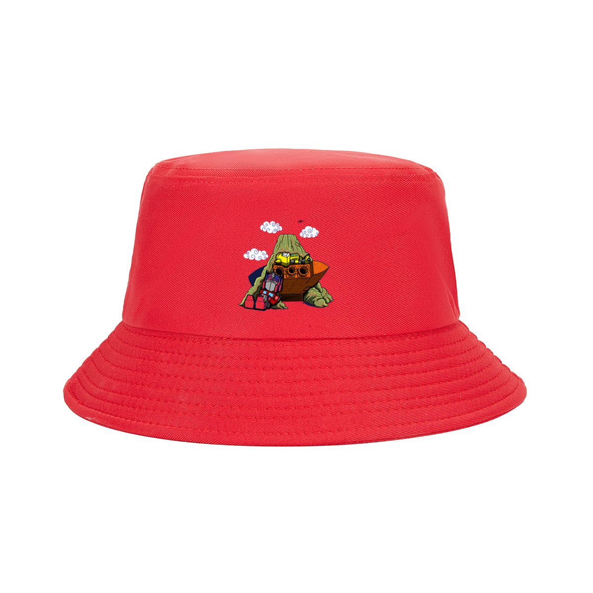 Transformers: Optimus Prime and Bumblebee at the Ark - Fisherman's Hat