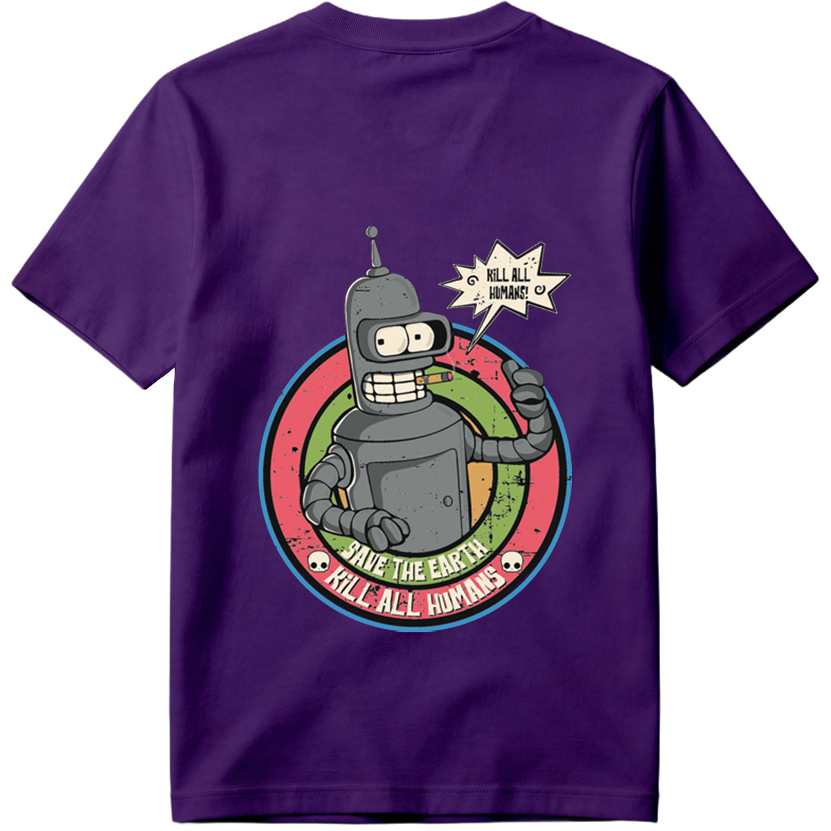 Futurama Bender: Save the Earth, Kill All Humans - Tee