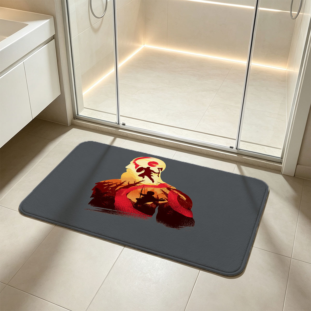 Naruto and Sasuke: Shadow of the Ninja - Flannel floor mat