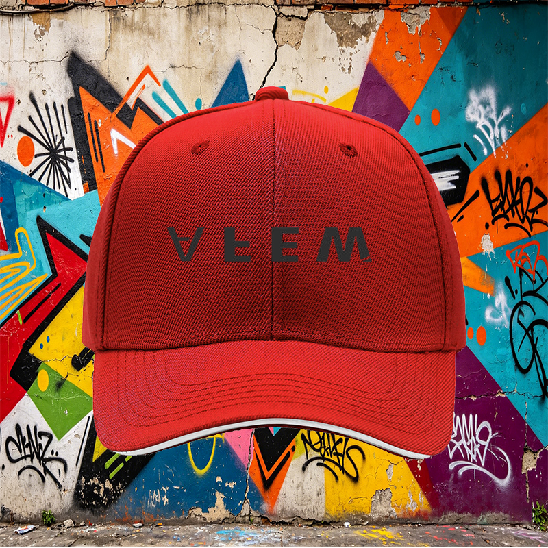 Unisex Classic Sandwich Hat with AFEW Logo Print - Lightweight Cotton Baseball Cap for Outdoor Activities, Casual Wear, and Daily Use - Perfect for Men and Women Seeking Stylish Sun Protection and Comfortable Fit