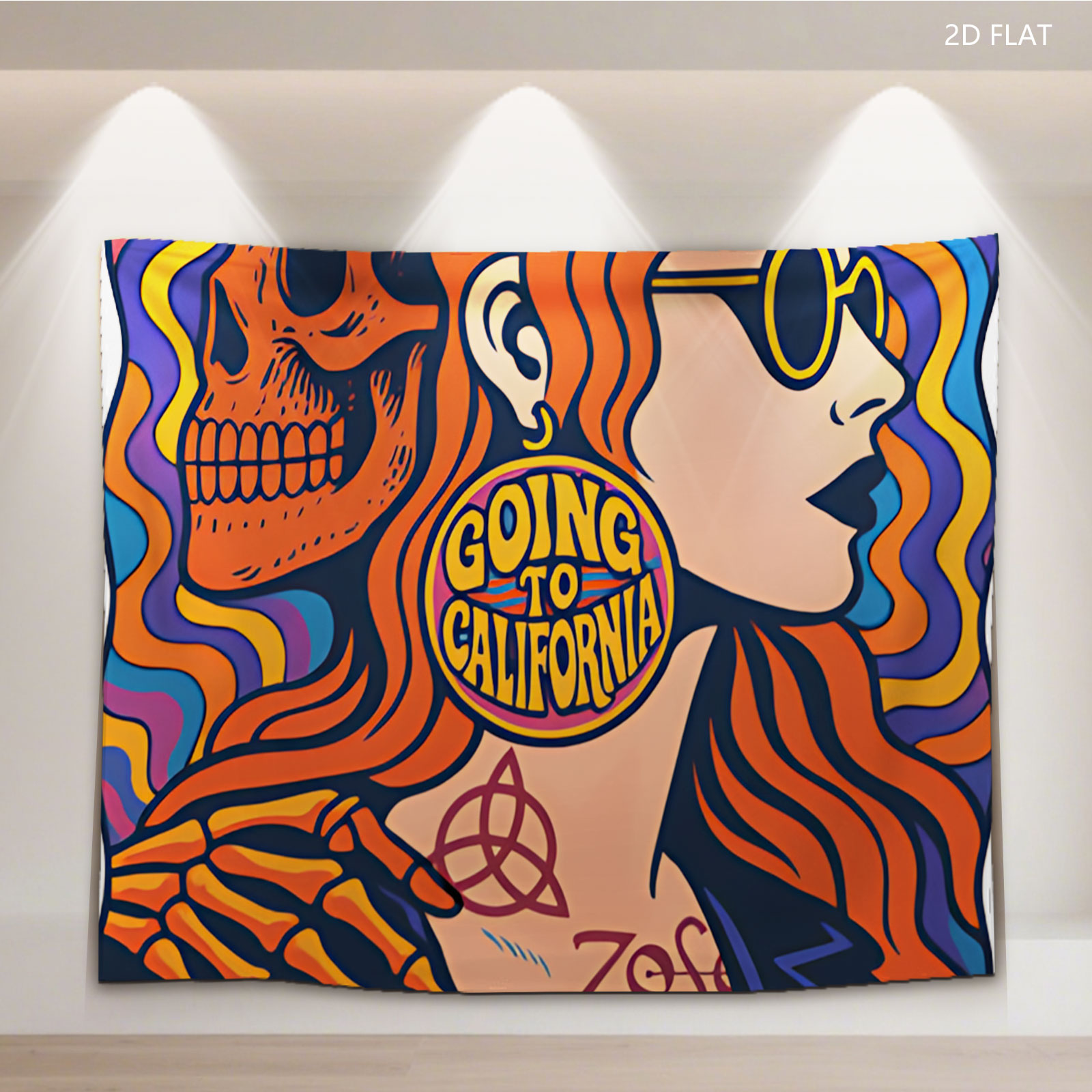 Going to California: Skeleton and Redhead with Psychedelic Vibes - Tapestry