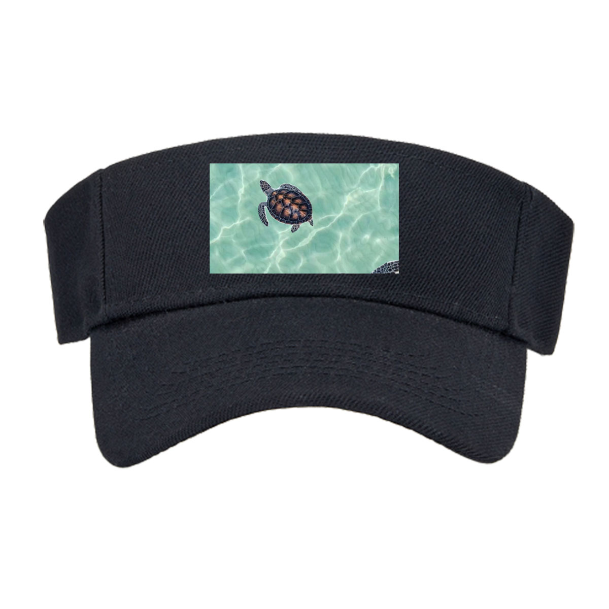 Sea turtles swimming in clear turquoise water -  Visor cap
