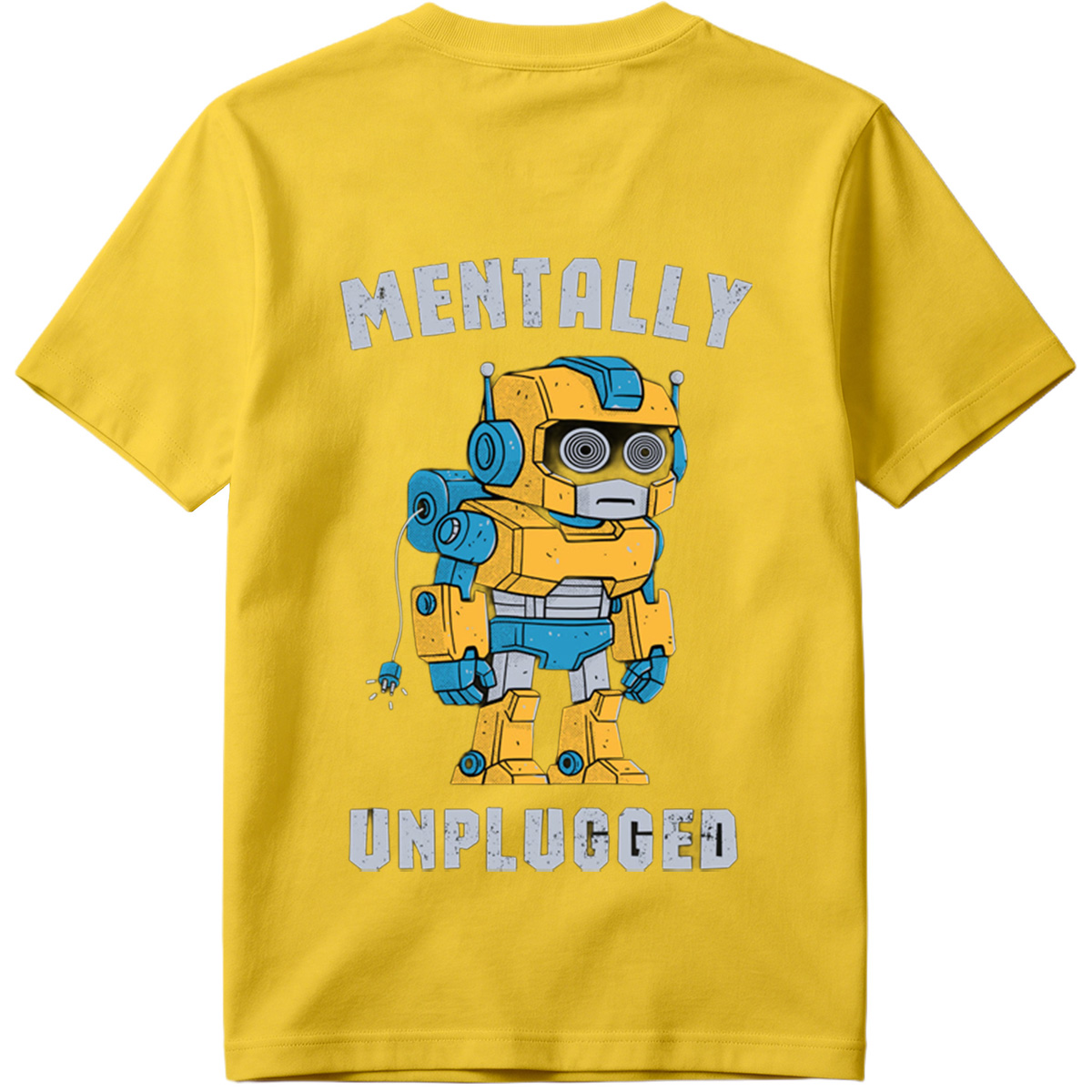 Mentally Unplugged Robot Design - Tee