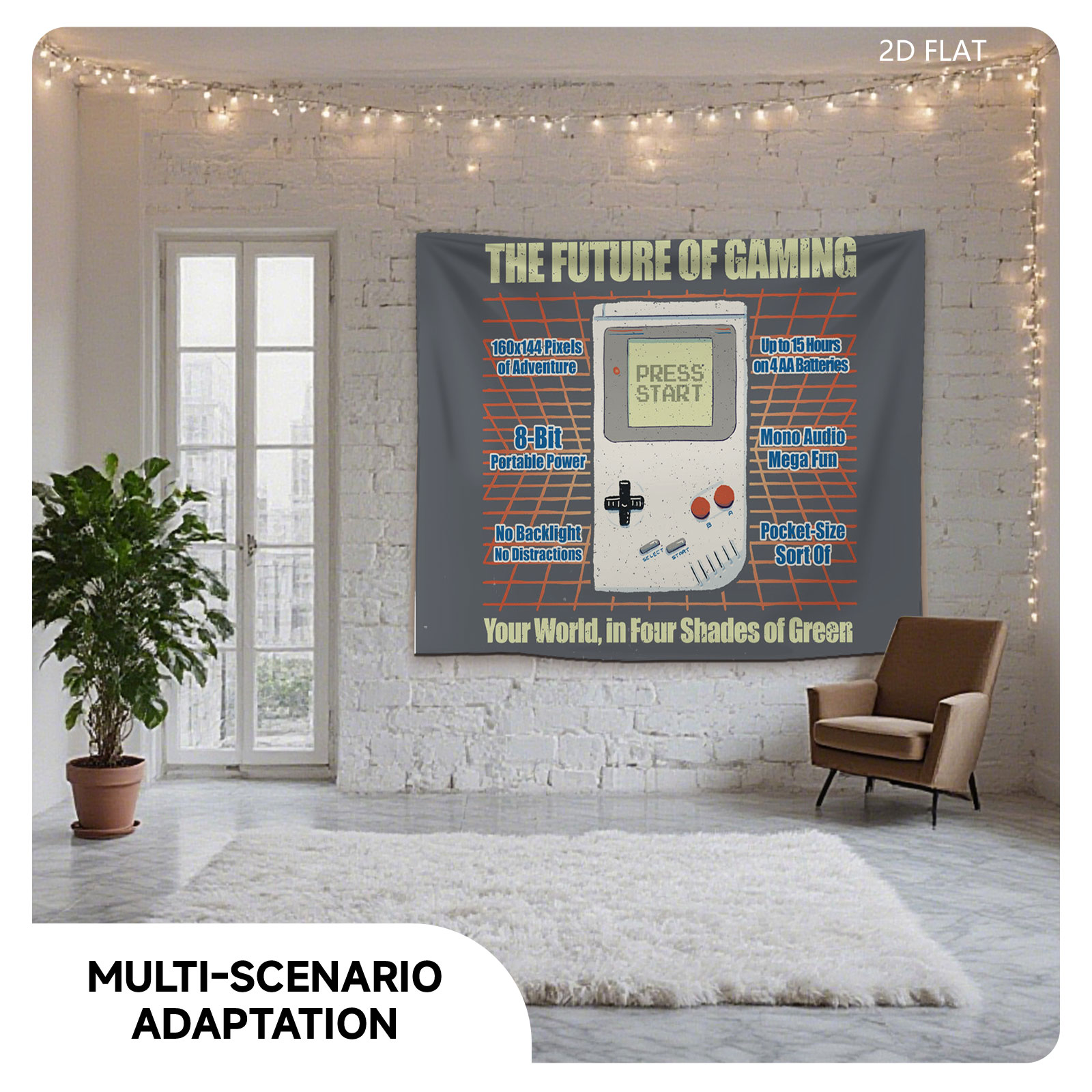 The Future of Gaming: 8-Bit Portable Power, 160x144 Pixels, Mono Audio, Pocket-Size Adventure - Tapestry