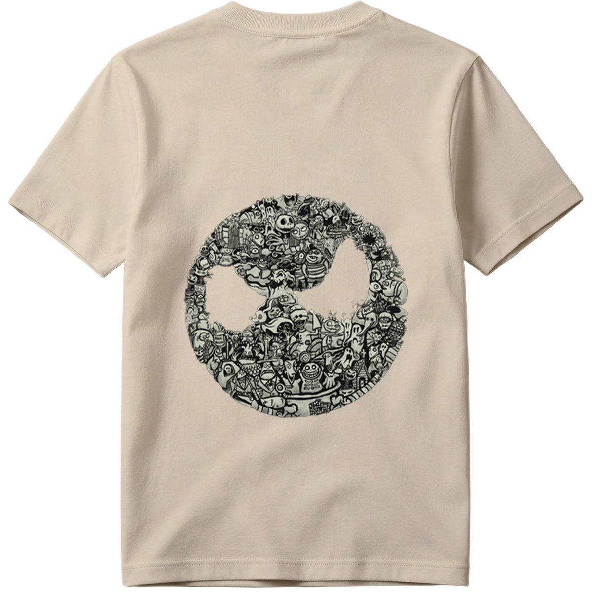 Tim Burton's Nightmare Before Christmas Character Collage - Tee