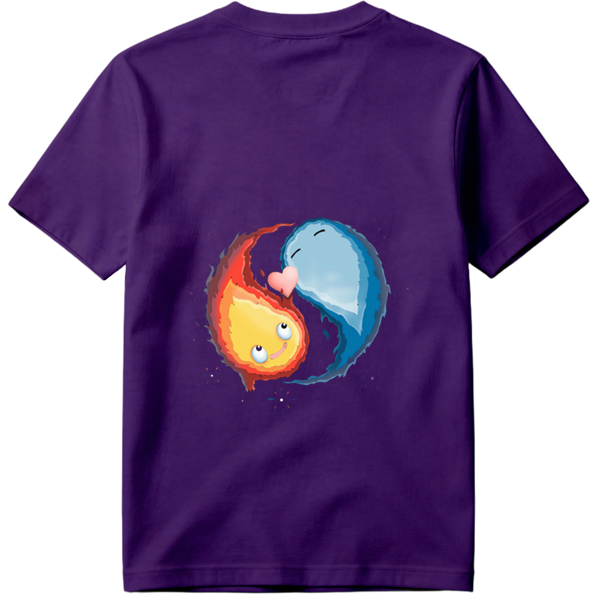 Fire and Ice: A Cosmic Yin Yang - Tee