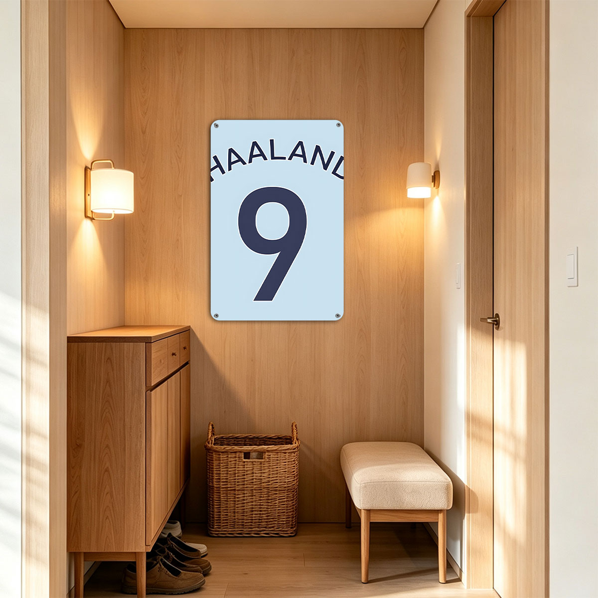 Haaland 9 - Manchester City Football Jersey - painting