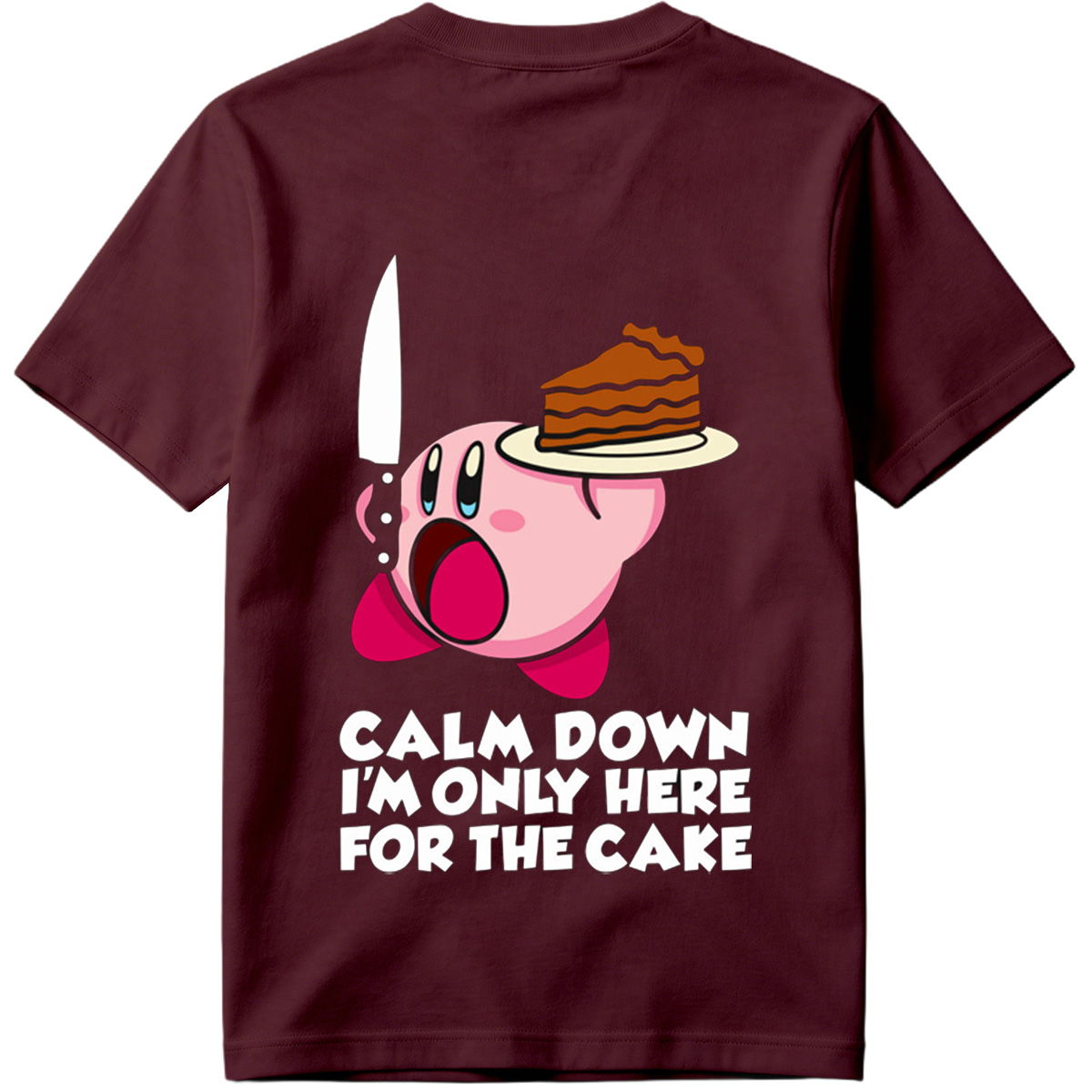 Kirby Cake Knife Humor - Tee