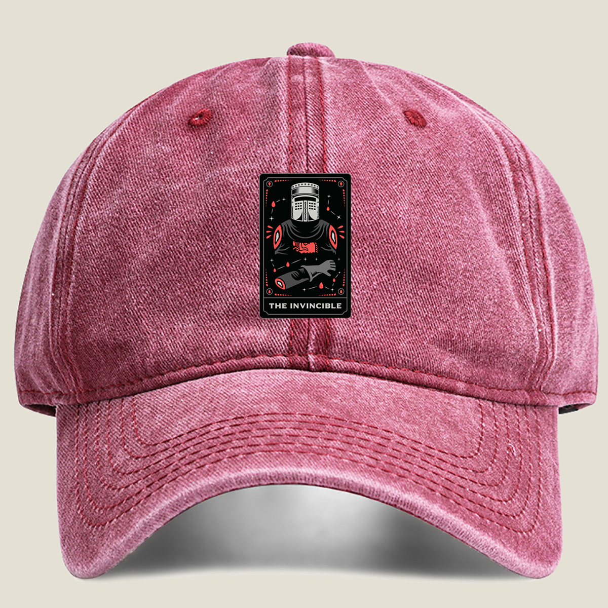 The Invincible Knight - Washed Denim - Baseball Cap
