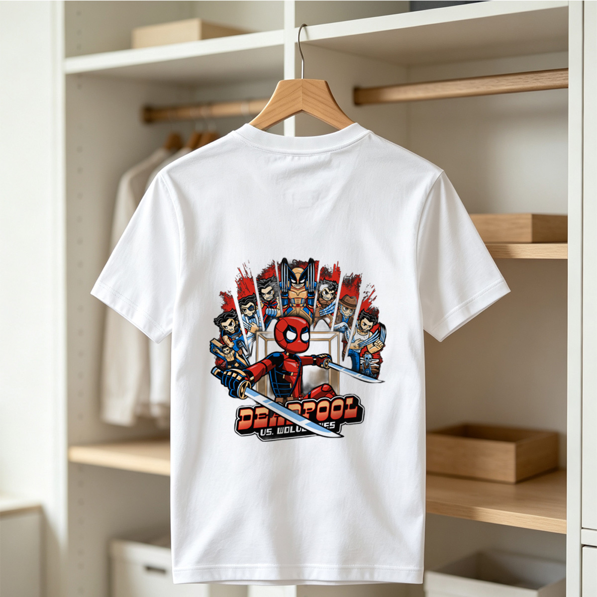 Deadpool vs. Wolverines - Tee