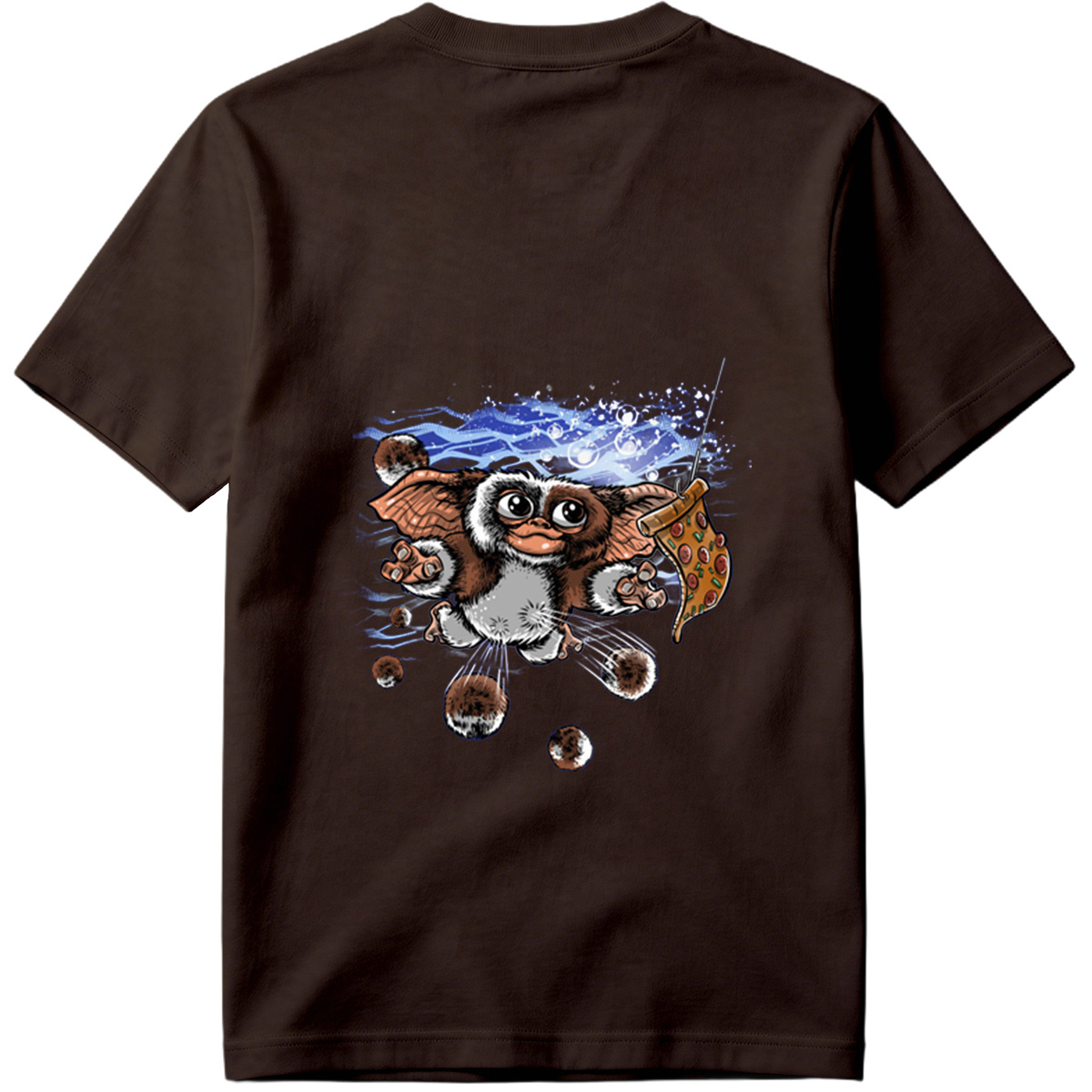 Gremlins - Gizmo with Pizza - Tee