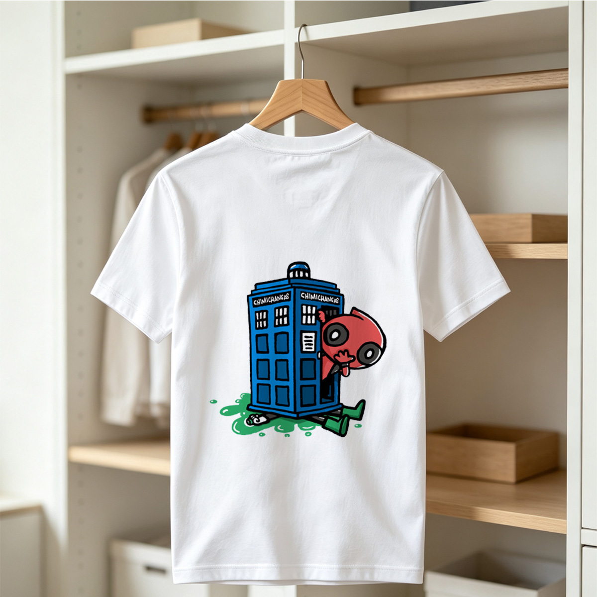 Rick and Morty Meets Doctor Who: Chimichangas TARDIS - Tee