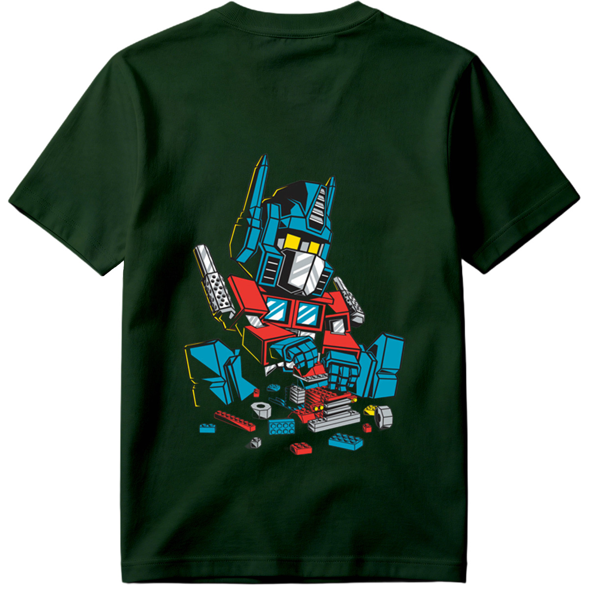 Transformers Optimus Prime LEGO Style - Tee