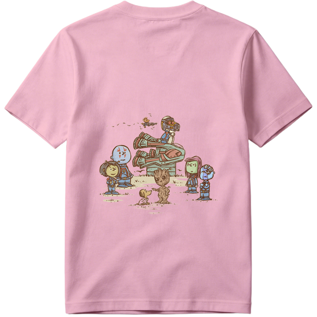 Guardians of the Galaxy: Groot, Rocket, Star-Lord, Gamora, Drax, and Nebula - Tee