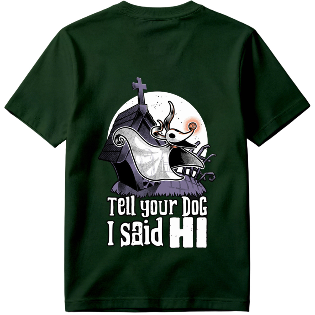 The Nightmare Before Christmas Jack Skellington Tell Your Dog I Said Hi - Tee