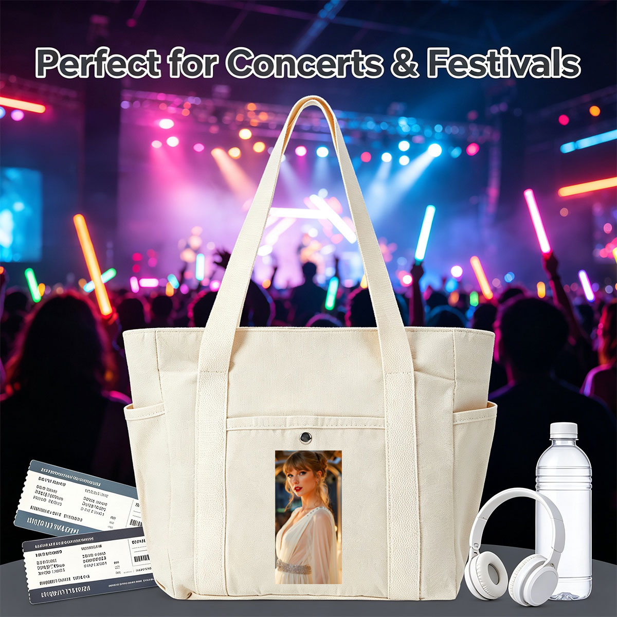 Taylor Swift in Elegant Gown at Red Carpet Event - Multi-pocket bags