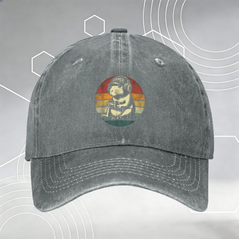 New Baseball Cap with Rainbow Pride Print 