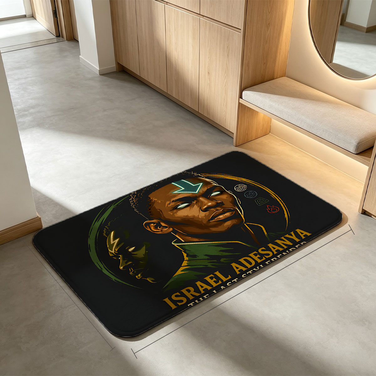 Israel Adesanya: The Last Stylebender - Flannel floor mat