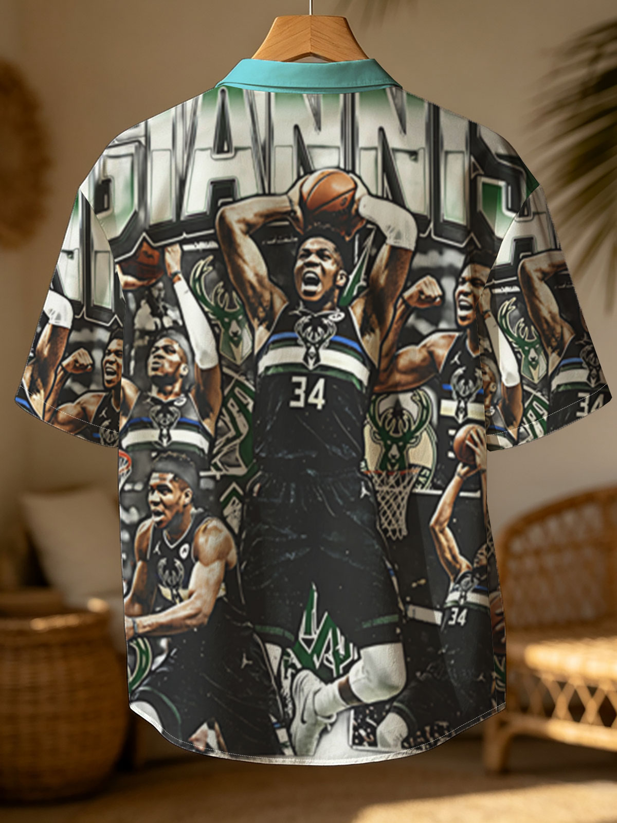 Giannis Antetokounmpo Milwaukee Bucks Basketball Action Montage -  Shirt