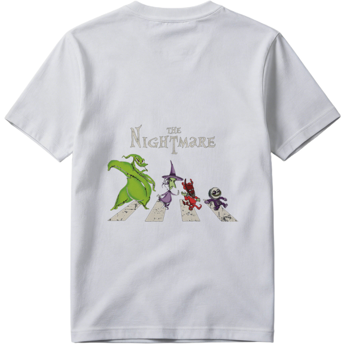 The Nightmare: Oogie Boogie, Witch, Devil, and Jack Skellington Crossing - Tee