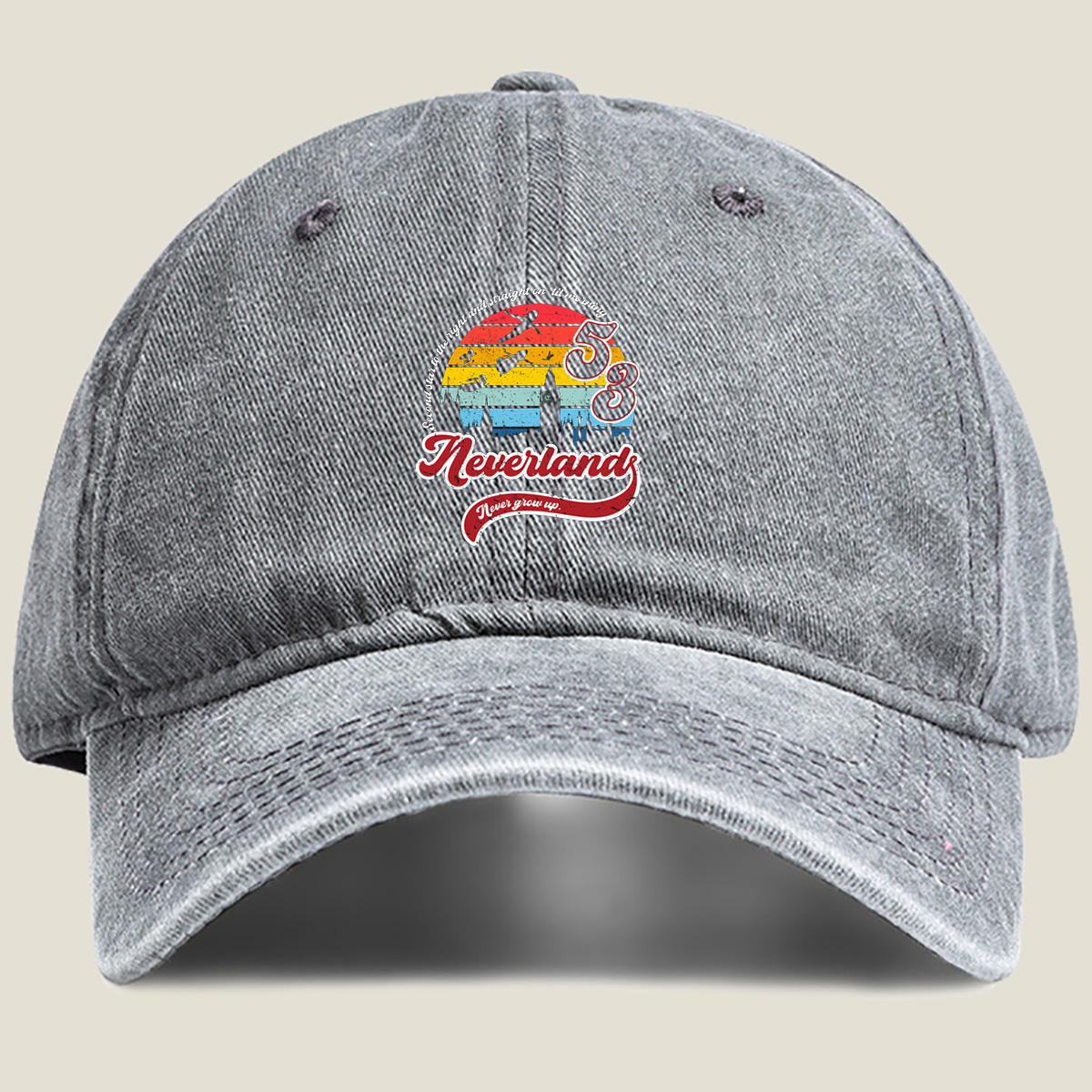 Peter Pan: Neverland 53 - Washed Denim - Baseball Cap