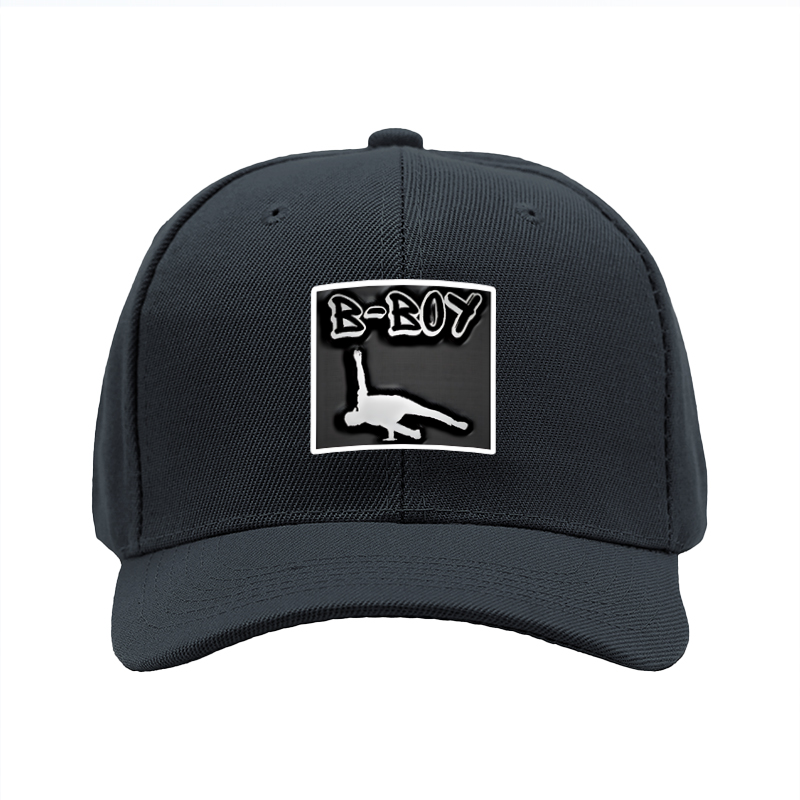 1pc New Baseball Cap B-BOY Print Graphic Hat Unisex Adjustable Size for Street Dance Hip Hop Outdoor Activities Adults and Teens Fashion Accessory