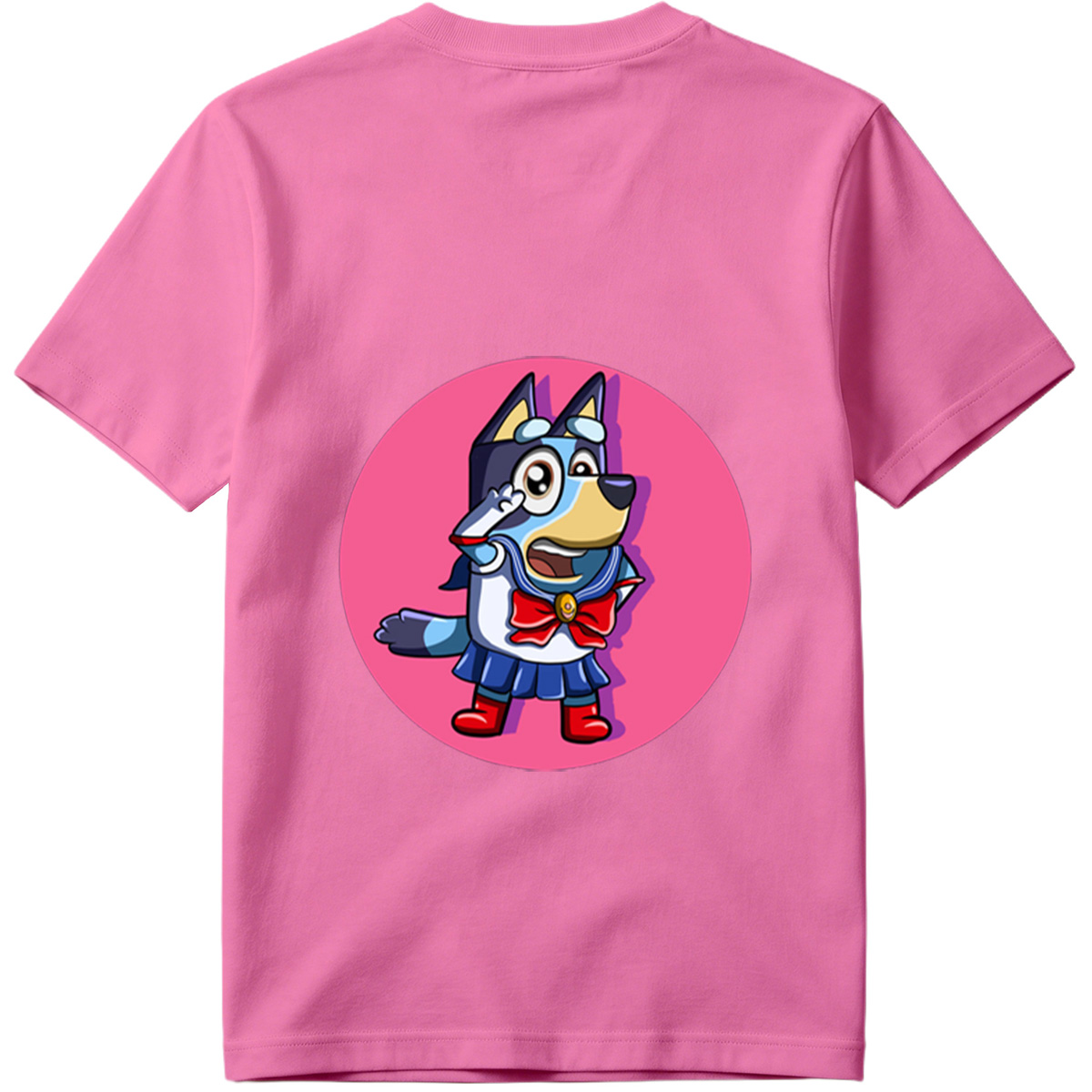 Bluey in Sailor Moon Costume - Tee