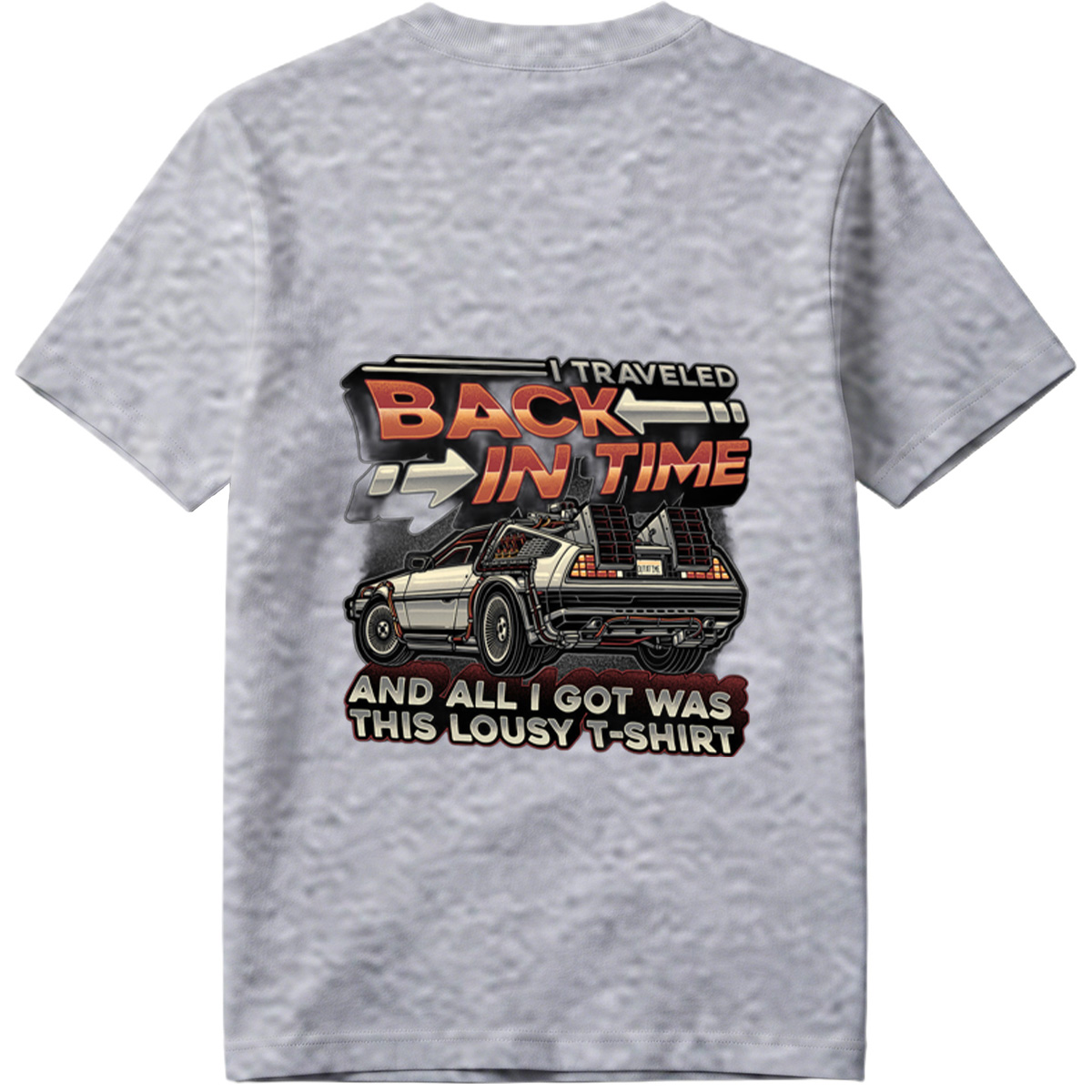 Back to the Future - DeLorean Time Machine T-Shirt - Tee