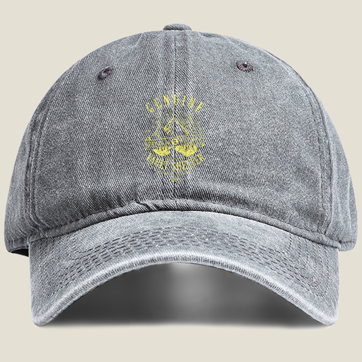 Genuine Vault Shelter: Prepare for the Future - Washed Denim - Baseball Cap