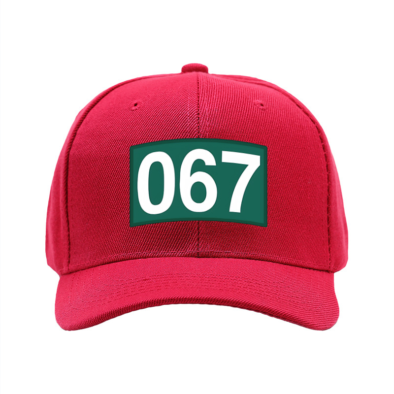 1pc New Baseball Cap with 067 Number Print and Bold Design Unisex Adjustable Hat for Outdoor Activities Sports Fans and Casual Wear Adults and Teens