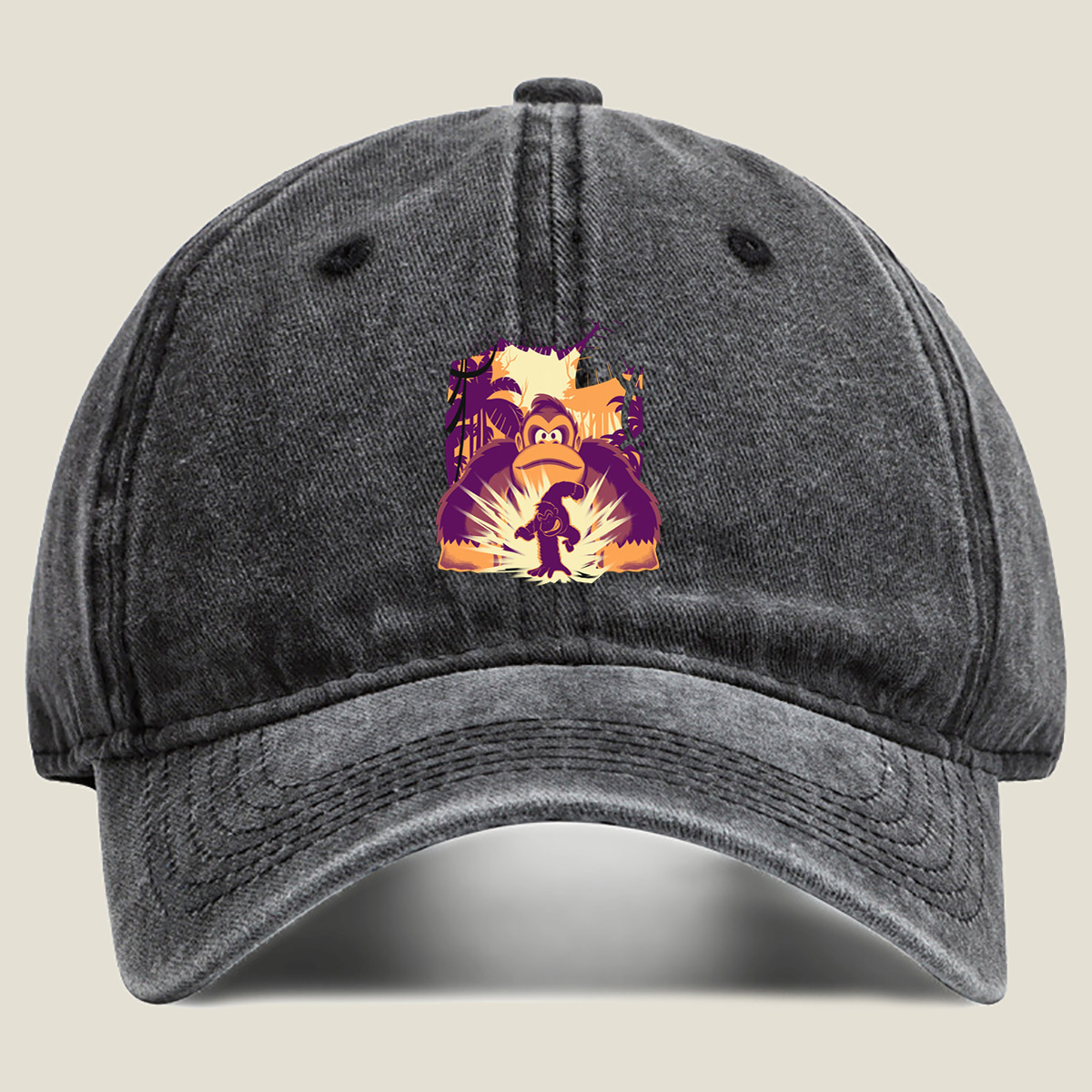Donkey Kong: Jungle Adventure - Washed Denim - Baseball Cap