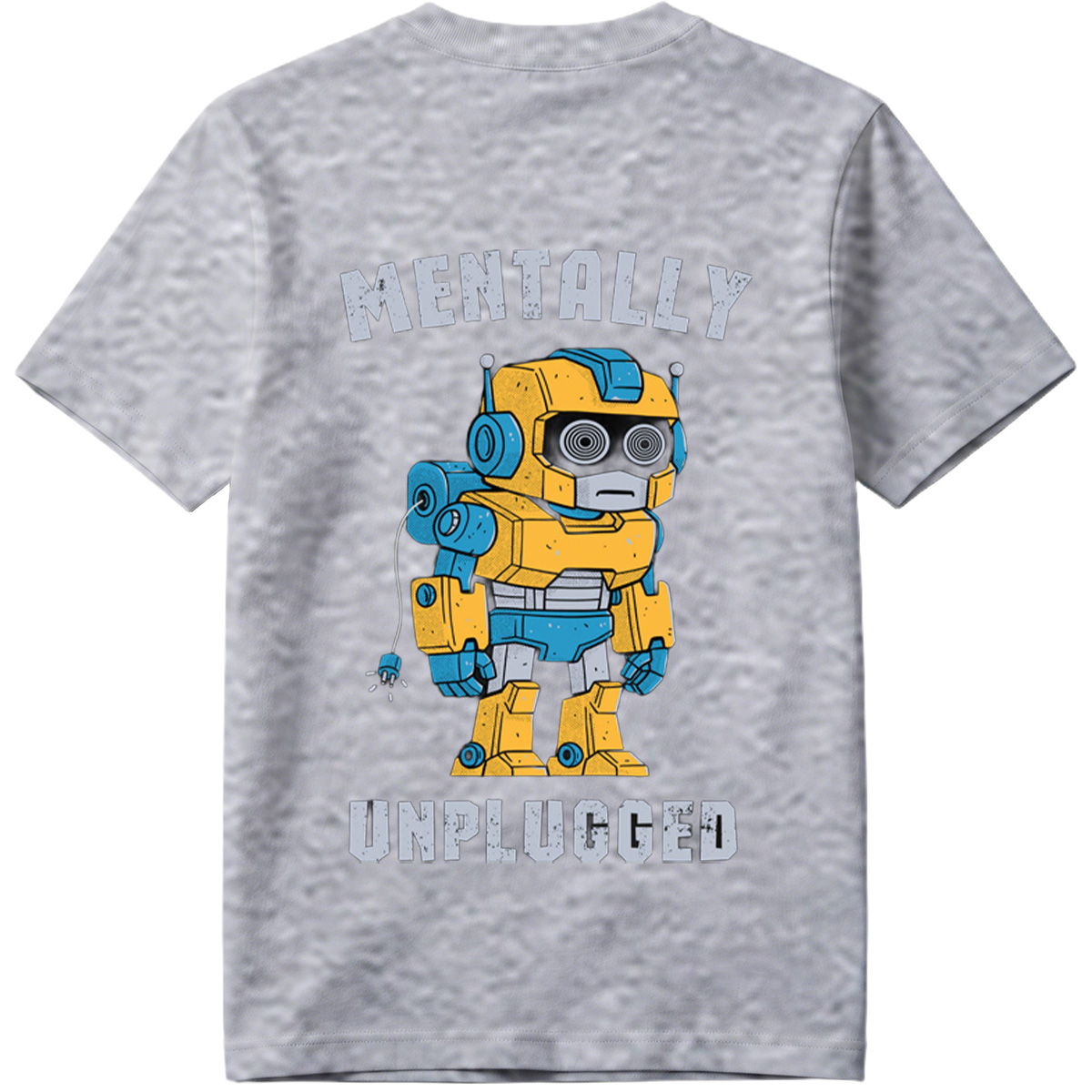 Mentally Unplugged Robot Design - Tee