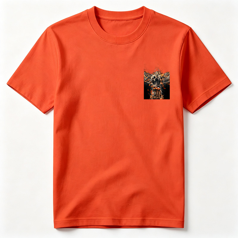 The Eagle: UFC Fighter with Fiery Wings and Intense Gaze - Tee