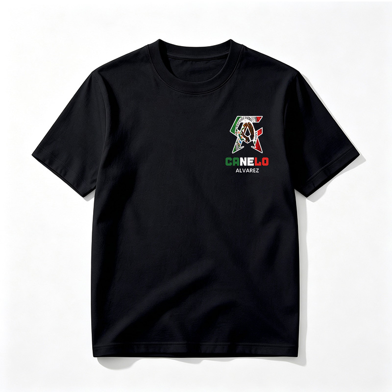 Canelo Alvarez Mexican Boxing Champion Logo - Tee