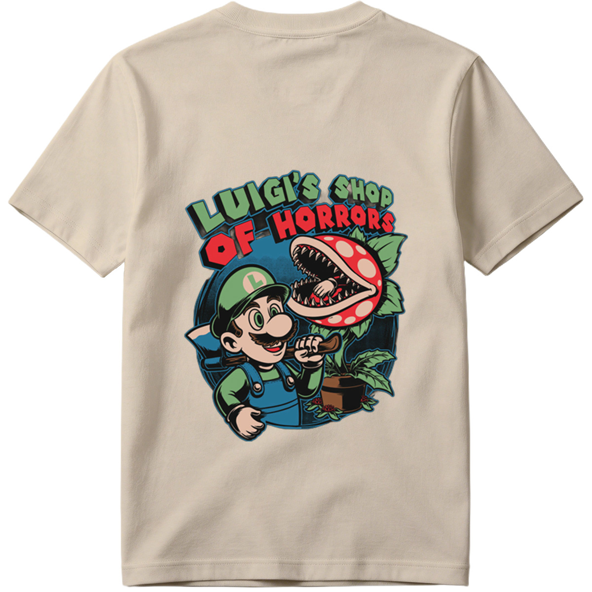 Luigi's Shop of Horrors: Luigi and Piranha Plant - Tee