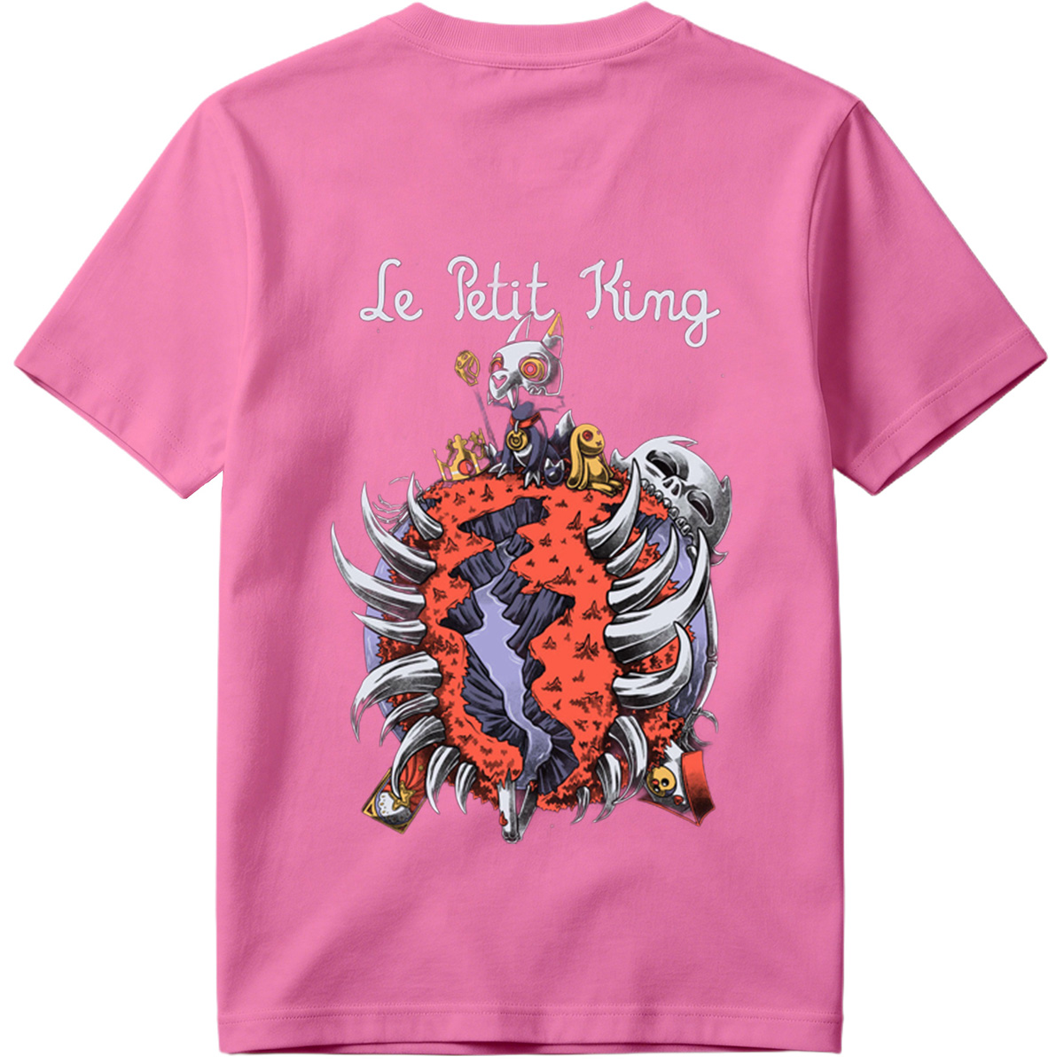 Le Petit King: The Skeletal Cat King and His Kingdom - Tee