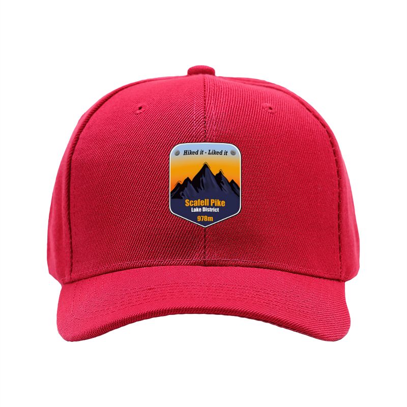 1pc New Baseball Cap with Scafell Pike Mountain Print and 