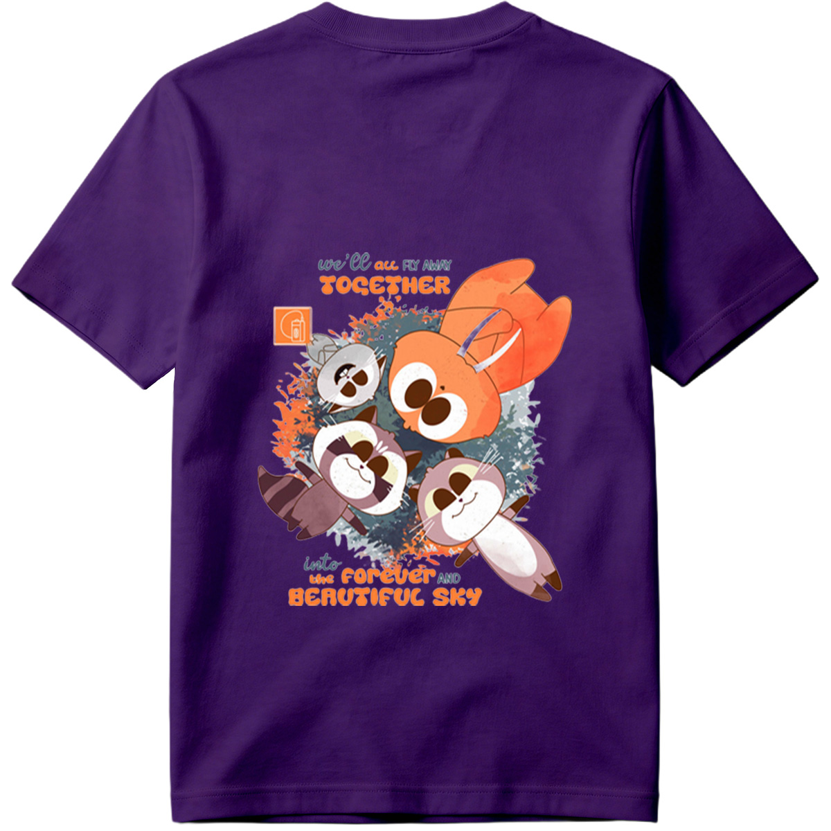 Kiff and Friends Fly Together Into the Forever Beautiful Sky - Tee