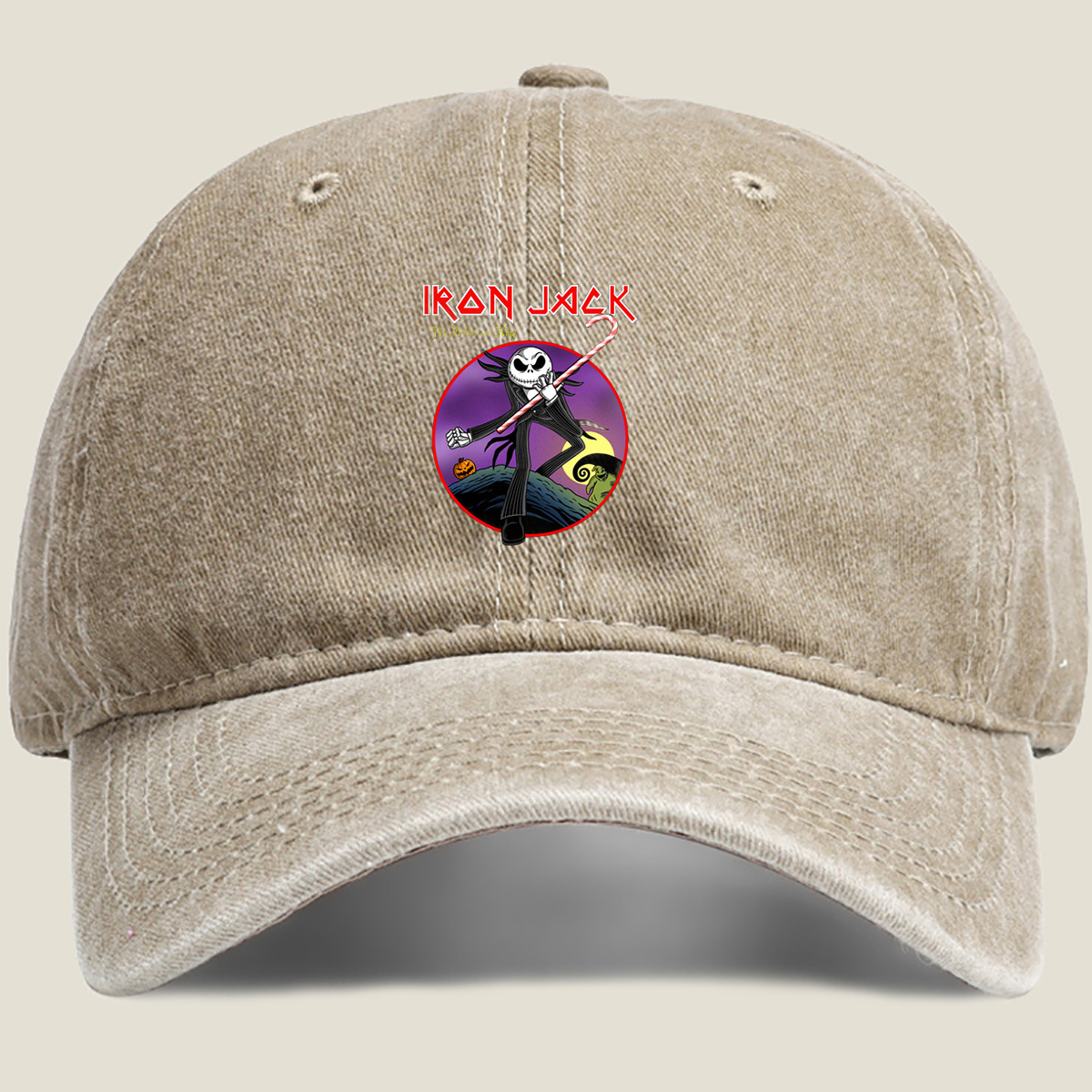 Iron Jack: The Halloween King - Washed Denim - Baseball Cap