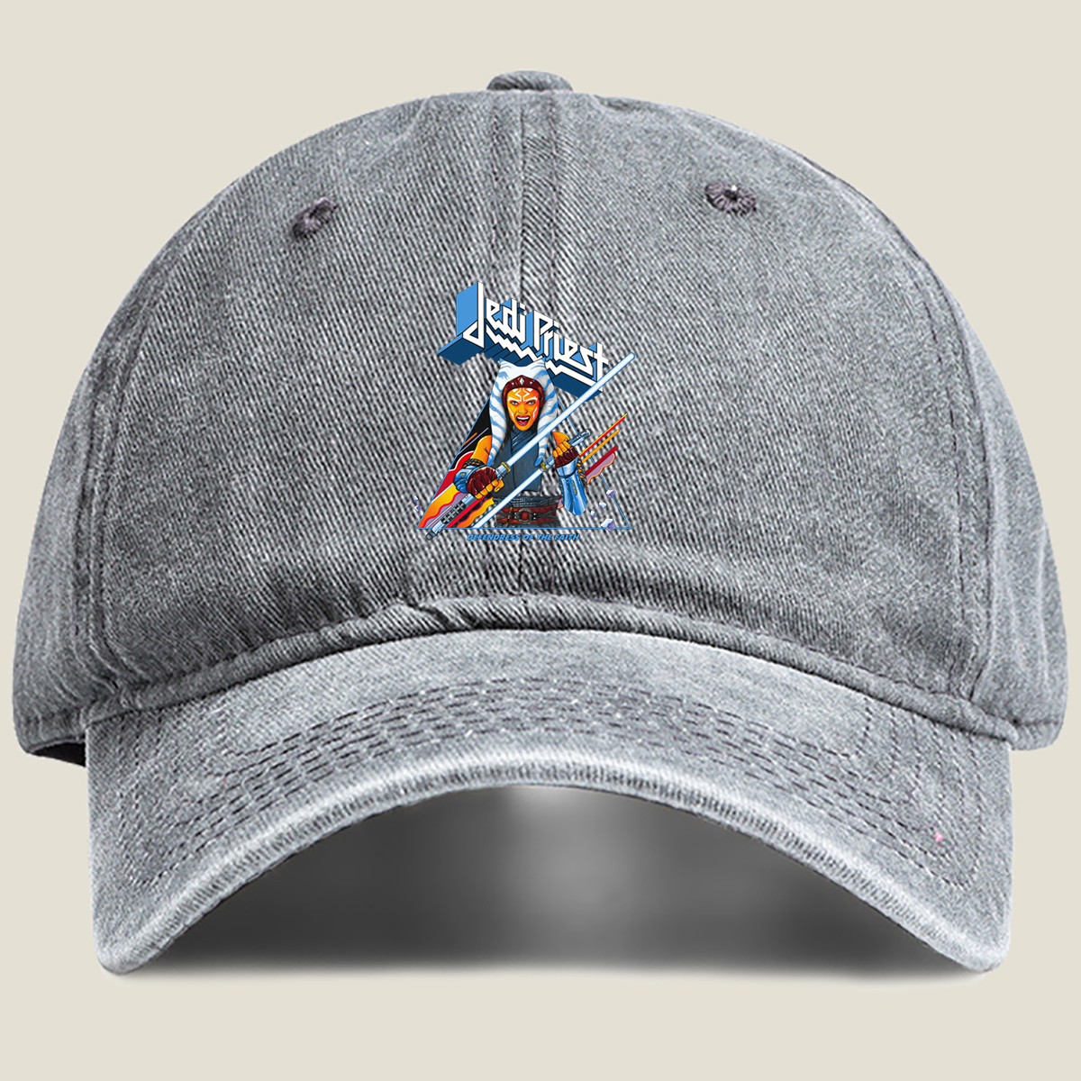 Jedi Priest: Defendress of the Faith - Washed Denim - Baseball Cap