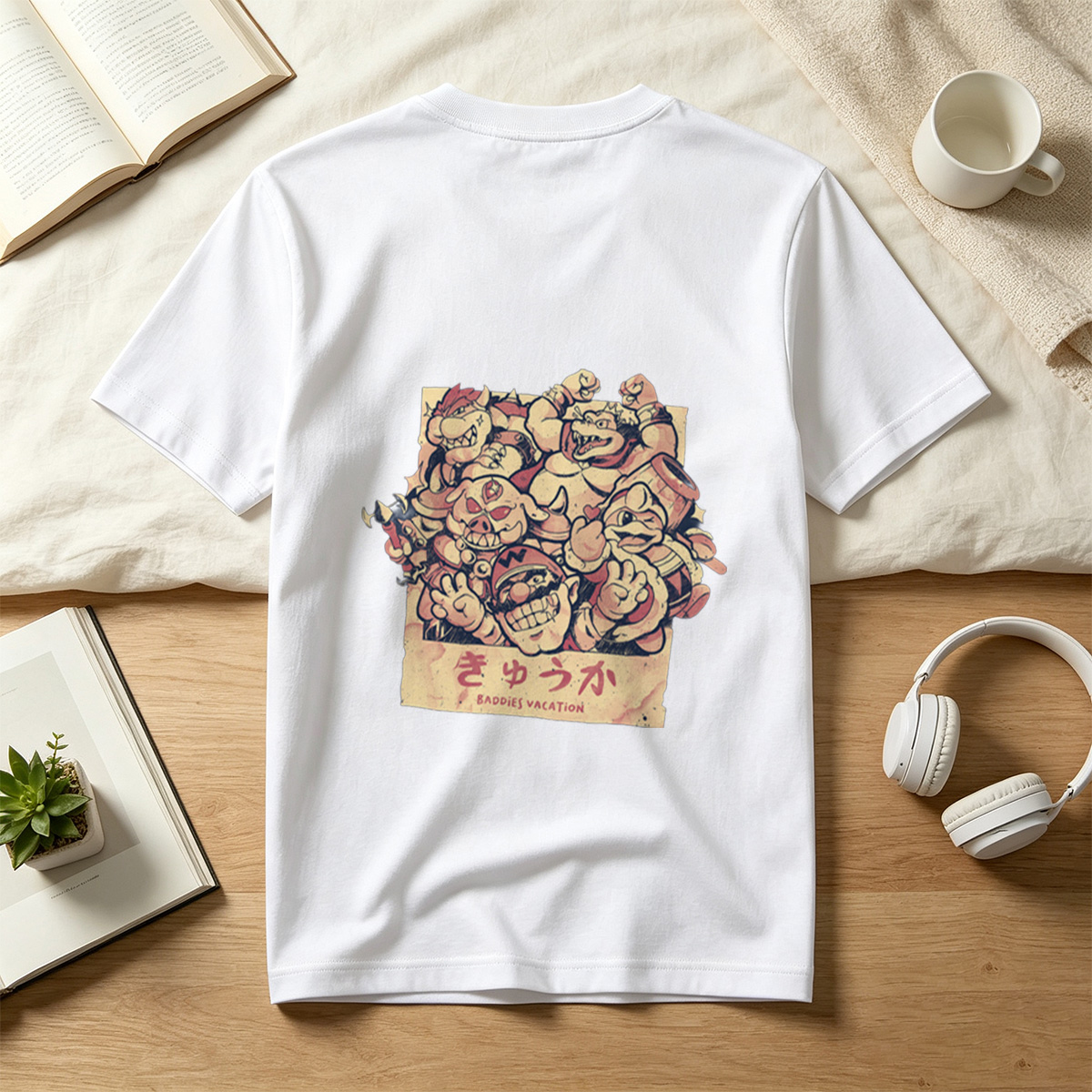 Mario Baddies Vacation - Tee
