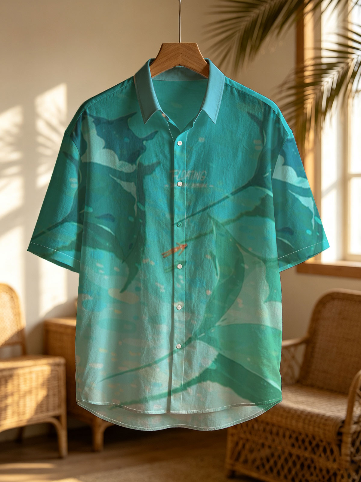 Manta Rays Gliding in Turquoise Waters -  Shirt