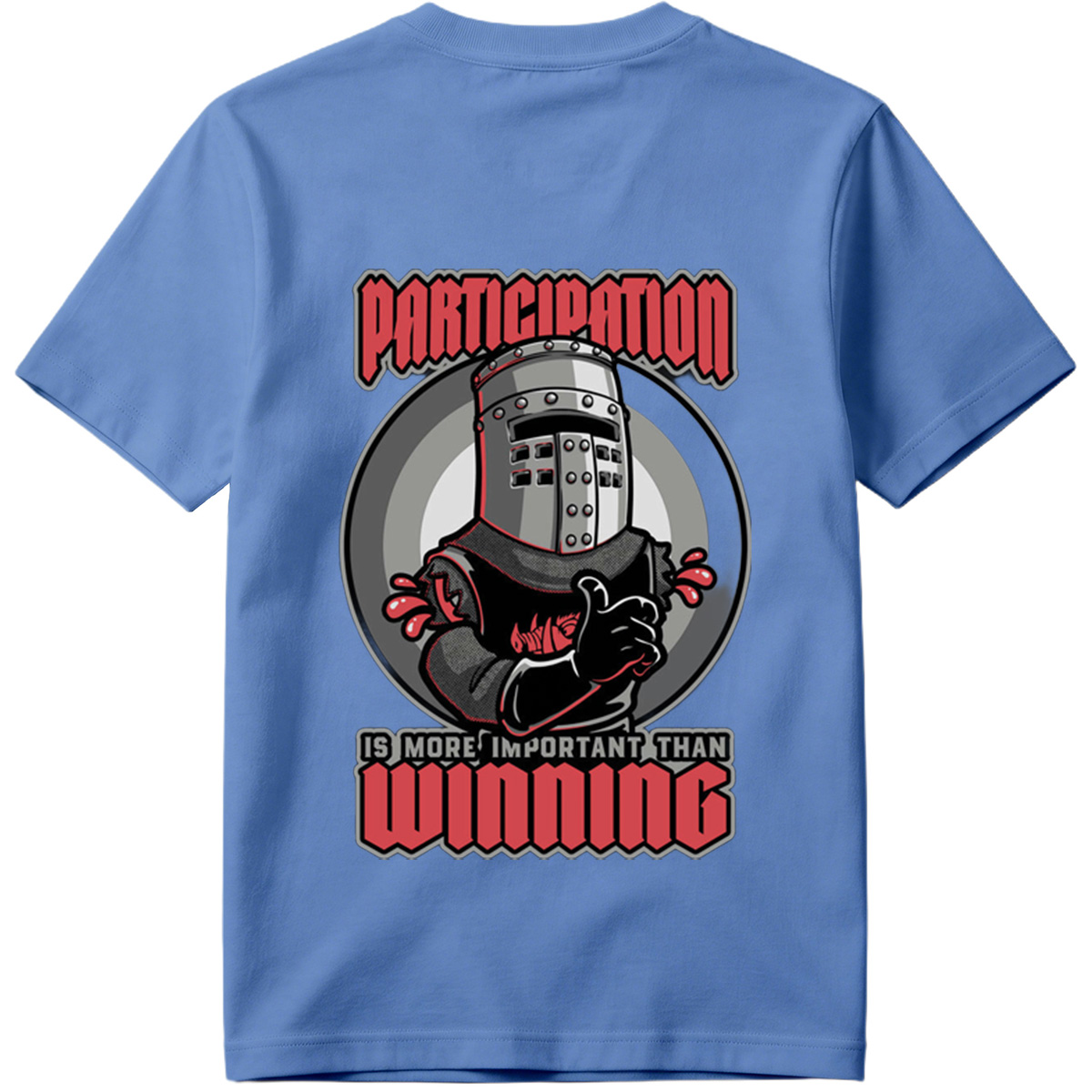 Participation is More Important Than Winning - Knight Mascot Design - Tee